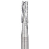 702 FG Flat-End Taper Cross-Cut Fissure Carbide H33.31.016 (10 Pack)