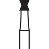 6813.31.016 FG Coarse Hour Glass Diamond (5 Pack)