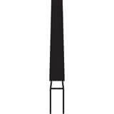 8848.31.018 FG Fine Flat-End Taper Diamond (5 Pack)