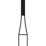 57 FG Flat-End Fissure Carbide H21.31.010 (100 Pack)