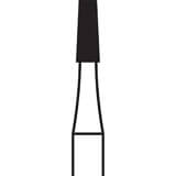 702 FG Flat-End Taper Cross-Cut Fissure Carbide H33.31.016 (10 Pack)