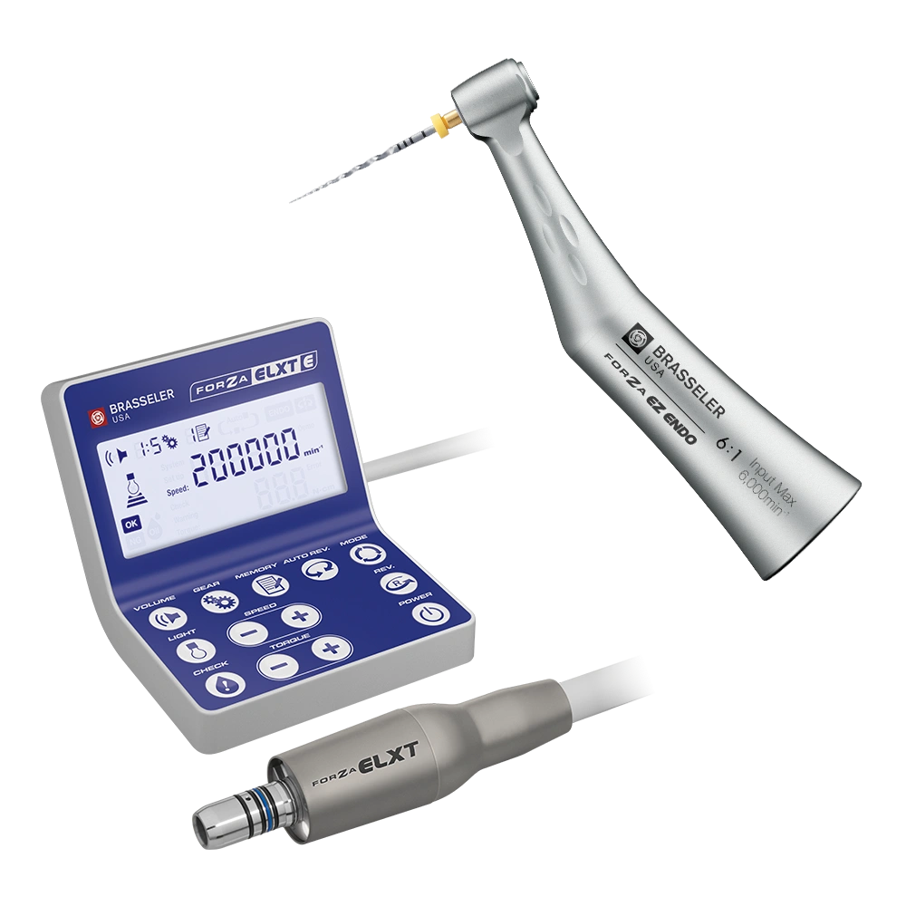 ELECTRIC POWER.EXPANDED
ENDODONTIC CONTROL.
Advanced micromotor with rotary and reciprocation modes with customizable settings for precise, efficient endo workflows.