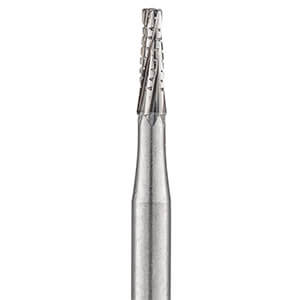 701 FGSS Flat-End Taper Cross-Cut Fissure Carbide H33.33.012 (10 Pack)