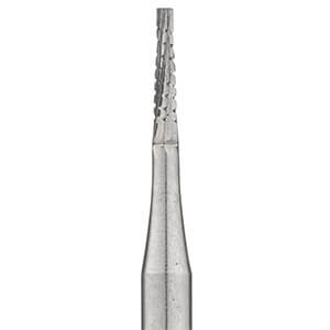 699 FG Flat-End Taper Cross-Cut Fissure Carbide H33.31.009 (100 Pack)