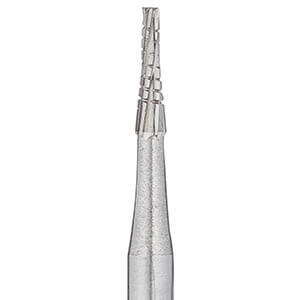 700 FG Flat-End Taper Cross-Cut Fissure Carbide H33.31.010 (10 Pack)