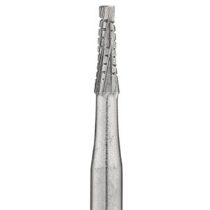 701 FG Flat-End Taper Cross-Cut Fissure Carbide H33.31.012 (10 Pack)