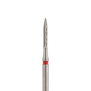 H48L.31.012 FG Long Flame Fine Red Carbide (25 Pack)