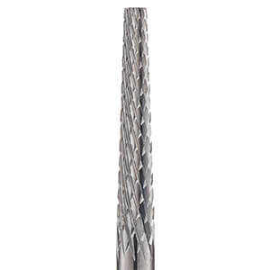 H356E.10.023 HP Short Milling Cone Flat-End Carbide