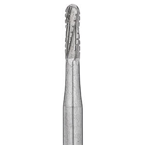 1558 FG Round-End Cross-Cut Fissure Carbide H031RS.31.012 (10 Pack)