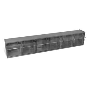 252188GY Medium 9 Drawer Storage Bin