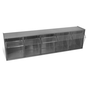 252189GY Large 5 Drawer Storage Bin