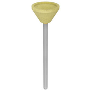 4011.HP ZirPro Coarse Yellow Inverted Cone/Abrasive Stone