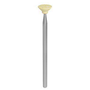 4012.HP ZirPro Coarse Yellow Small Inverted Cone/Abrasive Stone