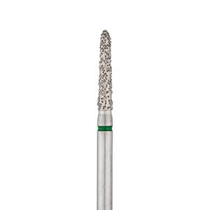 BR6878K.31.016 FG Coarse Modified Chamfer Round-End Taper DuraBraze Diamond (5 Pack)