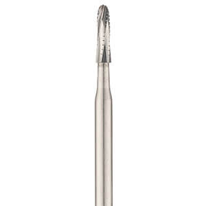 1703L Stryker Long Round-End Taper Cross-Cut Fissure 44.5mm Overall Shank 4, Sterile H33LR.94.021 (10 Pack)