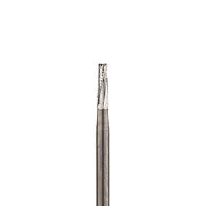 BRIO702L FG BrioCut H33L.36.016 Long Flat-End Taper Cross-Cut Fissure Sterile Carbide (25 Pack)