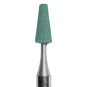 649.11.120 Green Flat-End Abrasive Stone (25 Pack)