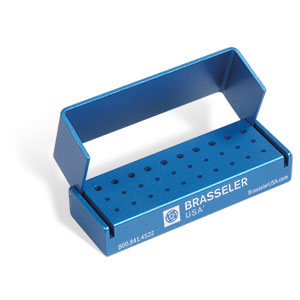3DA600BLUE Aluminum Bur Block 20FG/10RA     