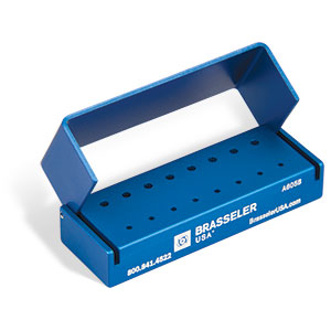 3DA605BLUE Aluminum Bur Block 8FG/8RA       