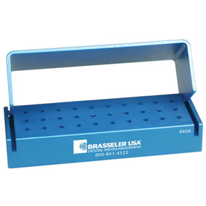 3DA606BLUE Aluminum Bur Block 30FG          