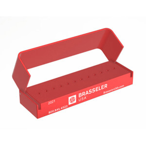 3DA620RED Aluminum Bur Block 12FG           