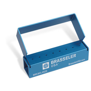 A703BLUE Aluminum Bur Block 8 HP