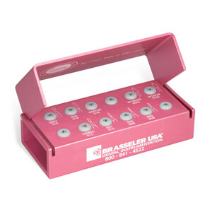AS628PINK 12-Hole Clinical (FG or RA) with Silicone Insert