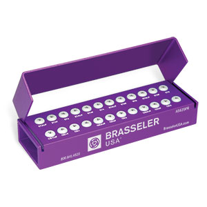 AS629PURPLE 24-Hole Clinical (FG or RA) with Silicone Inserts