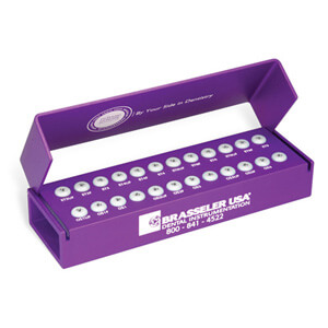 AS629PURPLE 24-Hole Clinical (FG or RA) with Silicone Inserts