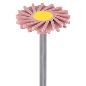 FL17MHP Dialite Feather Lite Polisher - 17MM Pink Medium