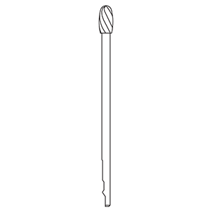 KM95901N 4.0 X 8.0mm Oval 58.4mm