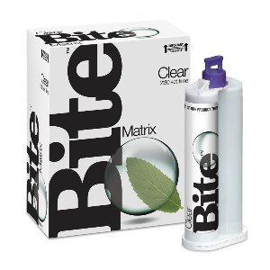 Affinity Quick Bite Registration Material, Purple, Fast Set Kit - 2 x 50 mL Cartridges & Mixing Tips