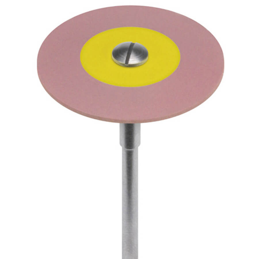 L26MHP Dialite HP Pink Medium Knife Edge Porcelain Polisher (5 Pack)