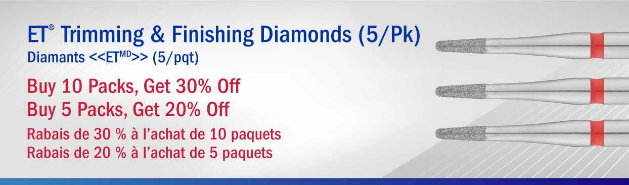 ET® Trimming & Finishing Diamonds Buy 10 Packs, Get 30% Off Buy 5 Packs, Get 20% Off