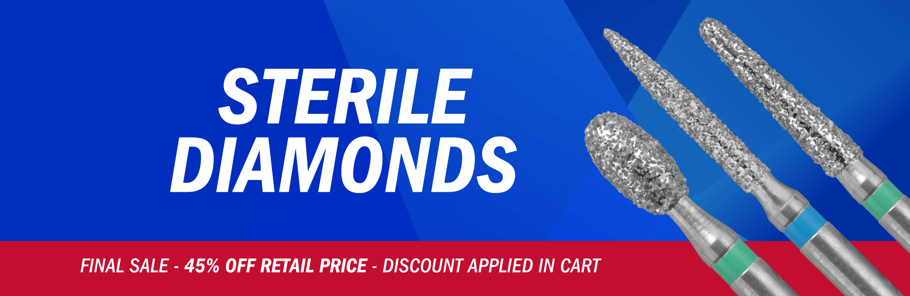 Diamonds Sterile Sterile Diamond Burs from Brasseler USA
