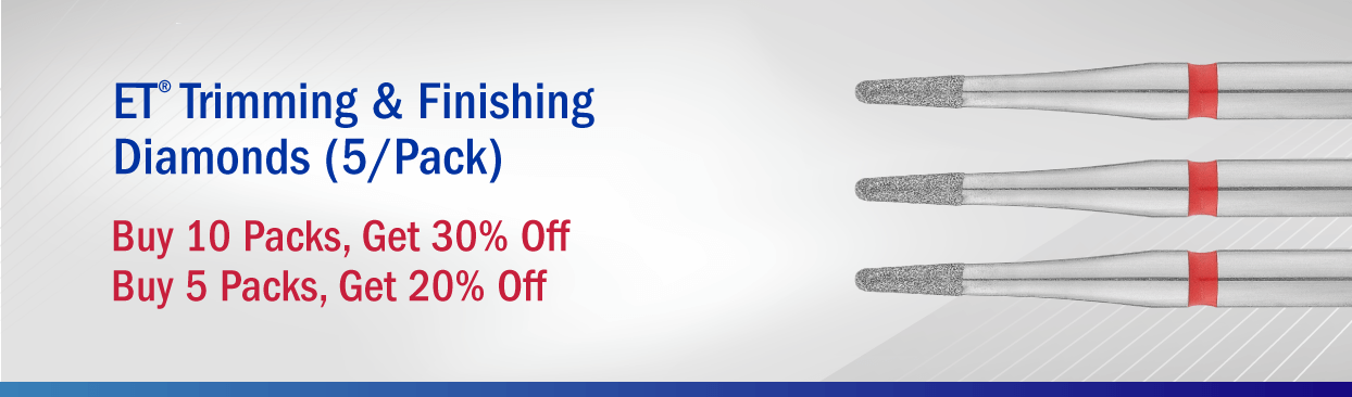 ET® Trimming & Finishing Diamonds Buy 10 Packs, Get 30% Off Buy 5 Packs, Get 20% Off