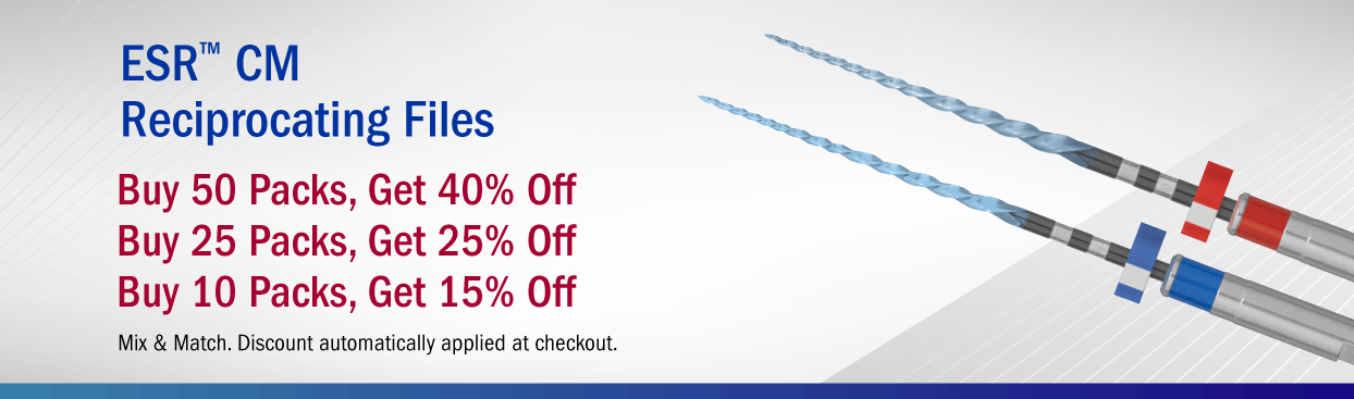 ESR™ CM Reciprocating Files Endo File Specials